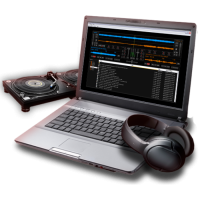 DJ - человек с ноутбуком